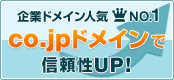 co.jpを始めとしたドメインプランについてはこちら